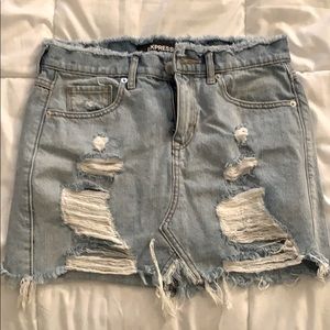 Express Jean skirt